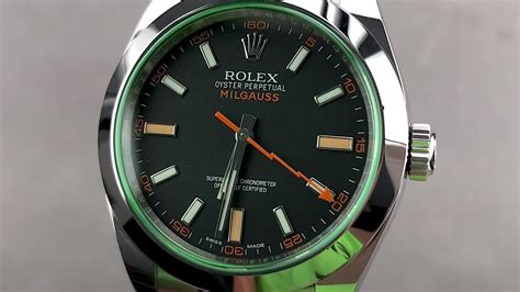 rolex oyster perpetual milgauss green|rolex oyster perpetual milgauss review.